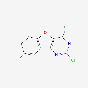 2,4-Dichloro-8-fluorobenzofuro[3,2-D]pyrimidine