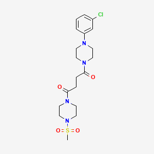 molecular formula C19H27ClN4O4S B12635960 C19H27ClN4O4S 