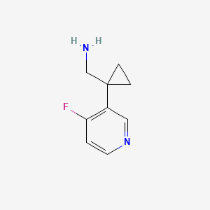 (1-(4-Fluoropyridin-3-YL)cyclopropyl)methanamine