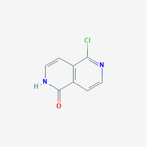 molecular formula C8H5ClN2O B12635981 5-Chloro-2,6-naphthyridin-1(2H)-one 