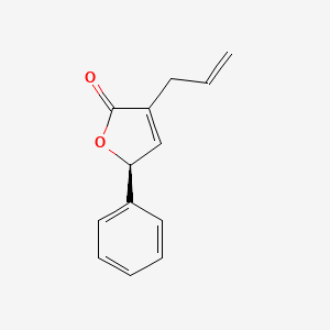 (5S)-5-Phenyl-3-(prop-2-en-1-yl)furan-2(5H)-one