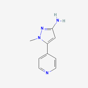 1-Methyl-5-pyridin-4-ylpyrazol-3-amine