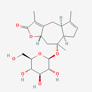 molecular formula C21H30O8 B1263604 Hedyosumin E 