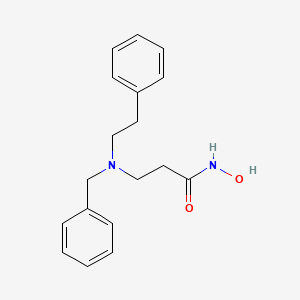 N~3~-Benzyl-N-hydroxy-N~3~-(2-phenylethyl)-beta-alaninamide