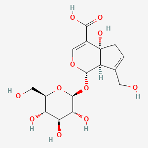 molecular formula C16H22O11 B1263606 Theveside 