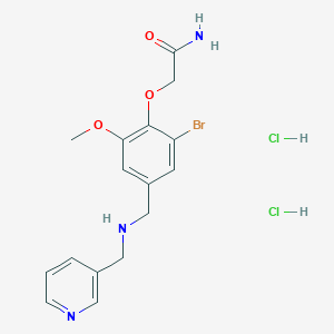 molecular formula C16H20BrCl2N3O3 B12636067 C16H20BrCl2N3O3 