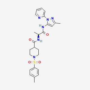 molecular formula C25H30N6O4S B12636075 C25H30N6O4S 