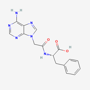 N-[(6-Amino-9H-purin-9-yl)acetyl]-L-phenylalanine