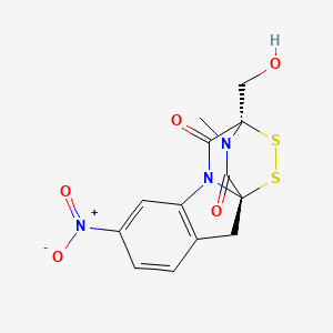 molecular formula C13H11N3O5S2 B1263612 Glionitrin A 