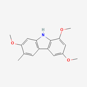 1,3,7-Trimethoxy-6-methyl-9H-carbazole