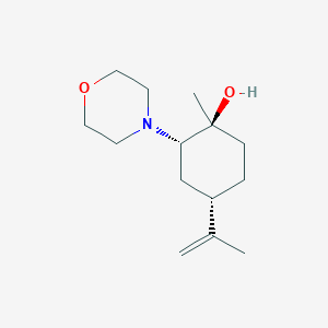 (1S,2S,4S)-1-Methyl-2-(morpholin-4-yl)-4-(prop-1-en-2-yl)cyclohexan-1-ol