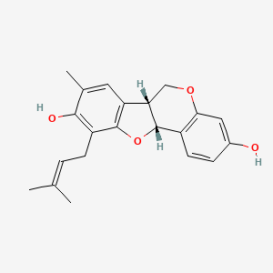molecular formula C21H22O4 B1263614 Lespeflorin G10 