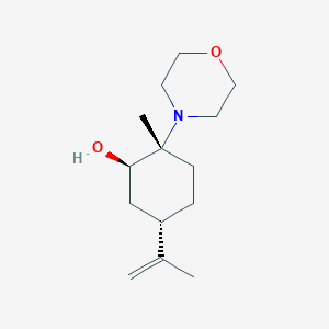 (1R,2R,5S)-2-Methyl-2-(morpholin-4-yl)-5-(prop-1-en-2-yl)cyclohexan-1-ol