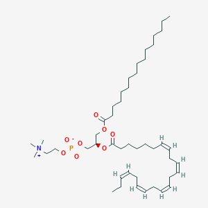 [(2R)-2-[(7Z,10Z,13Z,16Z,19Z)-docosa-7,10,13,16,19-pentaenoyl]oxy-3-hexadecanoyloxypropyl] 2-(trimethylazaniumyl)ethyl phosphate