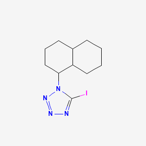 1-(Decahydronaphthalen-1-yl)-5-iodo-1H-tetrazole