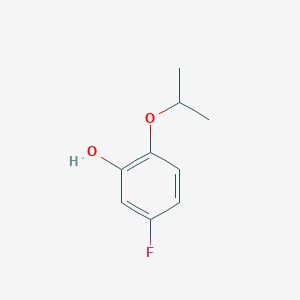 molecular formula C9H11FO2 B12636305 5-Fluoro-2-isopropoxyphenol 