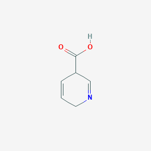 molecular formula C6H7NO2 B1263634 3,6-二氢烟酸 