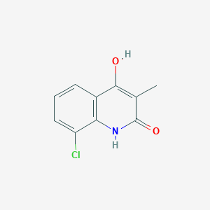 molecular formula C10H8ClNO2 B12636391 8-chloro-4-hydroxy-3-methyl-1H-quinolin-2-one 