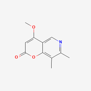 molecular formula C11H11NO3 B1263640 Acuminatopyrone CAS No. 135038-52-7