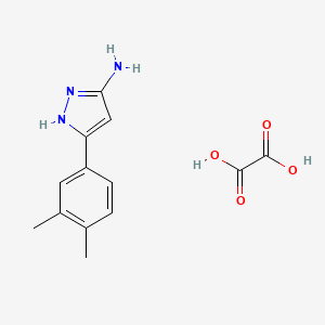 3-(3,4-Dimethylphenyl)-1H-pyrazol-5-ylamine oxalate