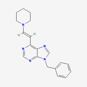 9-benzyl-6-[(E)-2-piperidin-1-ylethenyl]purine