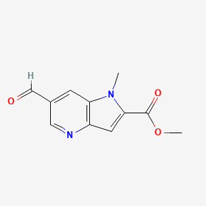 Methyl 6-formyl-1-methyl-1h-pyrrolo[3,2-b]pyridine-2-carboxylate