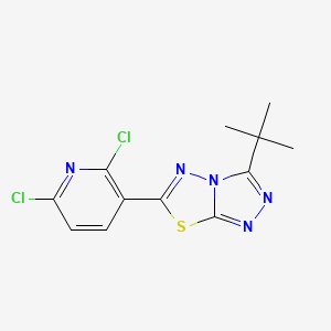 molecular formula C12H11Cl2N5S B12636541 C12H11Cl2N5S 