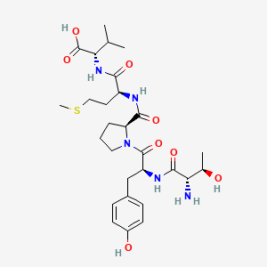 L-Threonyl-L-tyrosyl-L-prolyl-L-methionyl-L-valine