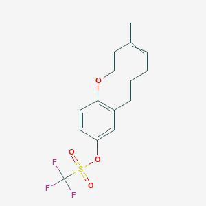 (4-methyl-3,6,7,8-tetrahydro-2H-1-benzoxecin-10-yl) trifluoromethanesulfonate