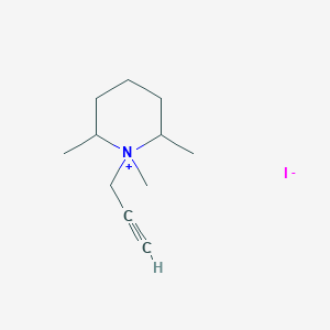 1,2,6-Trimethyl-1-(prop-2-YN-1-YL)piperidin-1-ium iodide