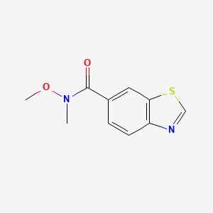 N-methoxy-N-methylbenzo[d]thiazole-6-carboxamide