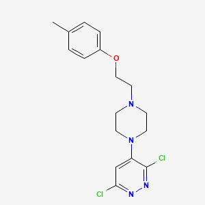 3,6-Dichloro-4-{4-[2-(4-methylphenoxy)ethyl]piperazin-1-yl}pyridazine