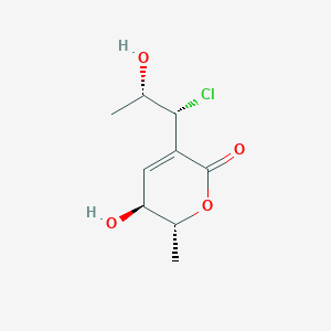 molecular formula C9H13ClO4 B1263669 Chlorohydroaspyrone A 