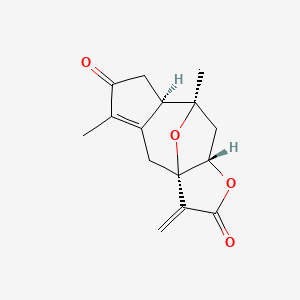 molecular formula C15H16O4 B1263670 Hedyosumin A 