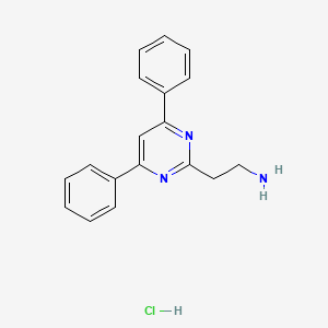 2-(4,6-Diphenylpyrimidin-2-YL)ethanamine hydrochloride