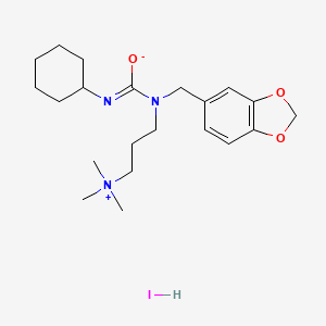 molecular formula C21H34IN3O3 B12636723 C21H34IN3O3 