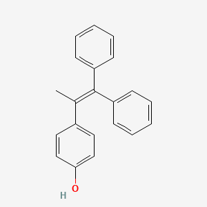 molecular formula C21H18O B12636738 4-(1,1-Diphenylprop-1-en-2-yl)phenol CAS No. 919789-82-5