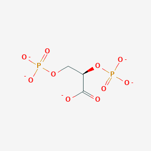 molecular formula C3H3O10P2-5 B1263675 2,3-bisphosphonato-D-glycerate(5-) 