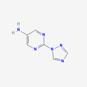 2-(1,2,4-Triazol-1-yl)pyrimidin-5-amine