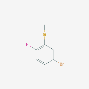 (5-Bromo-2-fluorophenyl)trimethylsilane