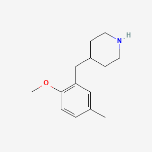 4-(2-Methoxy-5-methyl-benzyl)-piperidine