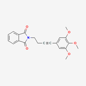 2-[4-(3,4,5-Trimethoxyphenyl)but-3-yn-1-yl]-1H-isoindole-1,3(2H)-dione