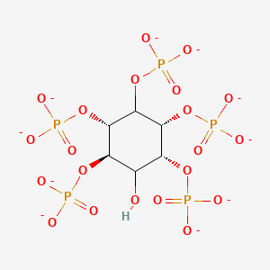 molecular formula C6H7O21P5-10 B1263680 D-myo-inositol (1,2,4,5,6)-pentakisphosphate 