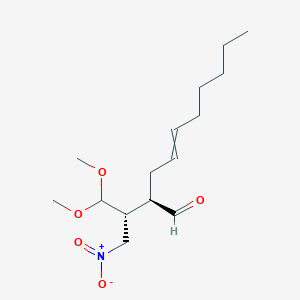 (2R)-2-[(2R)-1,1-dimethoxy-3-nitropropan-2-yl]dec-4-enal