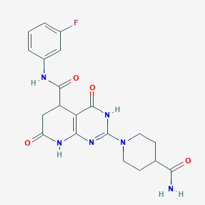 molecular formula C20H21FN6O4 B12636850 C20H21FN6O4 