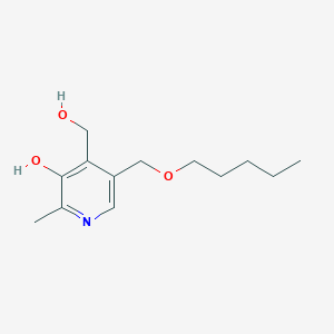 4-(Hydroxymethyl)-2-methyl-5-[(pentyloxy)methyl]pyridin-3-OL