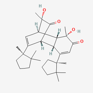 molecular formula C30H44O4 B1263689 Aquaticol 