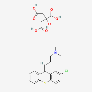 molecular formula C24H26ClNO7S B1263692 Chlorprothixene citrate CAS No. 14241-35-1
