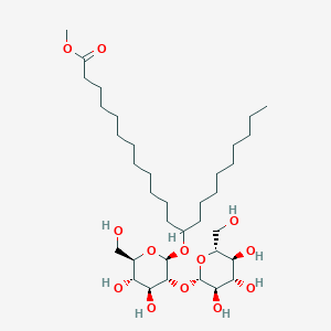 molecular formula C35H66O13 B1263694 Methyl 13-sophorosyloxydocosanoate 