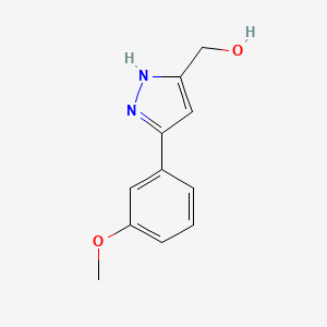 (3-(3-methoxyphenyl)-1H-pyrazol-5-yl)methanol